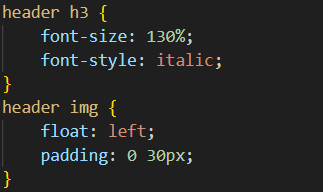 Code snippet of CSS code for registration